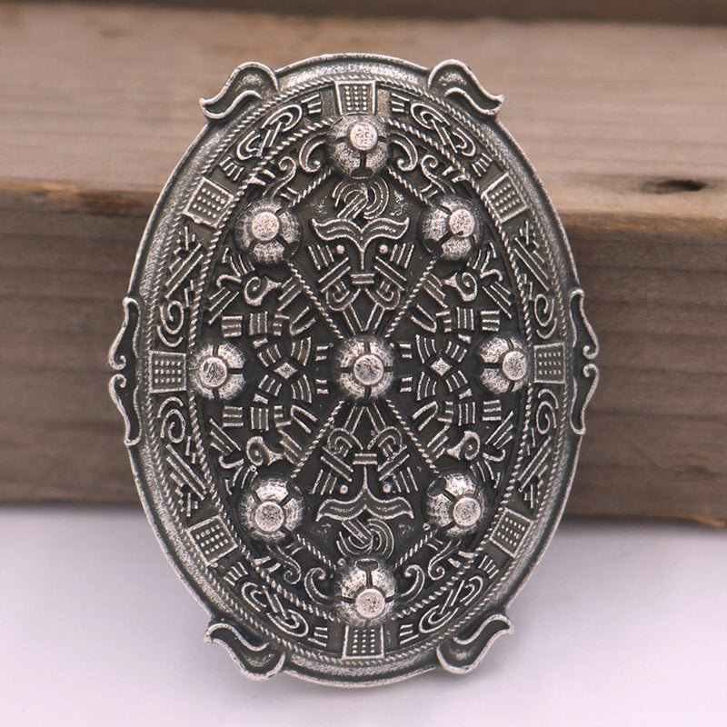 Viking Zinc Alloy Turtle Fibula Brooch