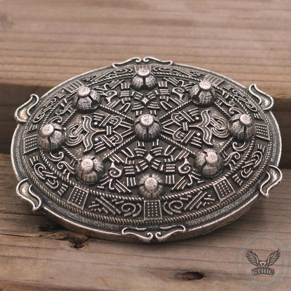 Viking Zinc Alloy Turtle Fibula Brooch