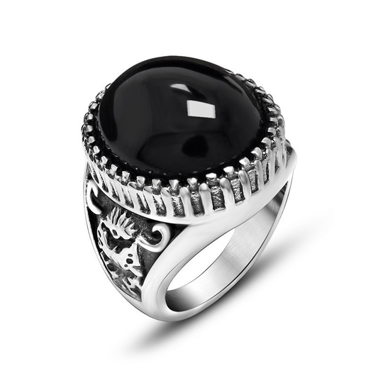 Design and Rings With Big Stone / Cool Stainless Steel Jewelry
