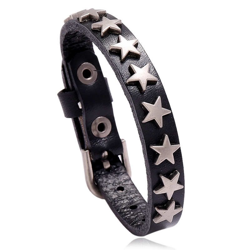Pu Leather Bracelet for and / Gothic Jewelry for Everybody