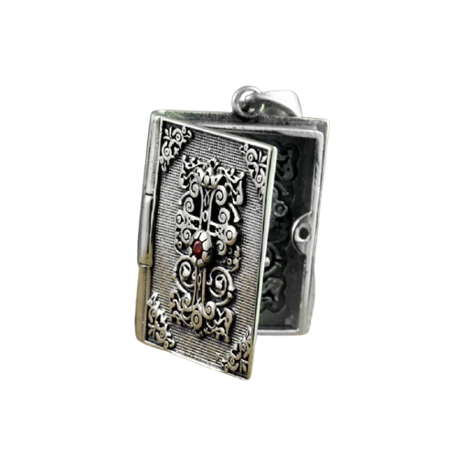 Silver Religious Pendant of Saint Soul / Real Sterling Silver Jewelry