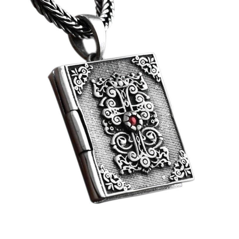 Silver Religious Pendant of Saint Soul / Real Sterling Silver Jewelry