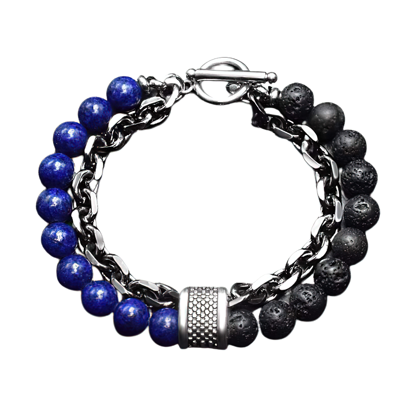 Jewelry / Cool Stainless Steel Bracelet With Stones / Rock Style Alloy Bracelet