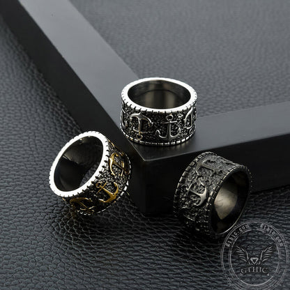 Anchor Stainless Steel Marine Ring