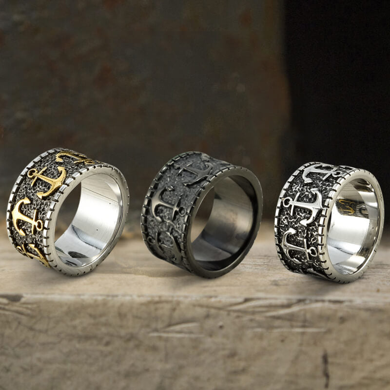 Anchor Stainless Steel Marine Ring