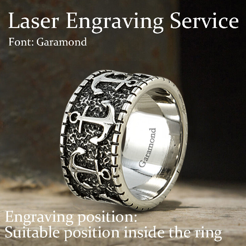 Anchor Stainless Steel Marine Ring