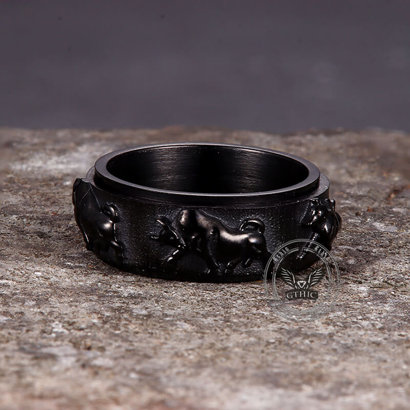 Bull Stainless Steel Spinner Ring
