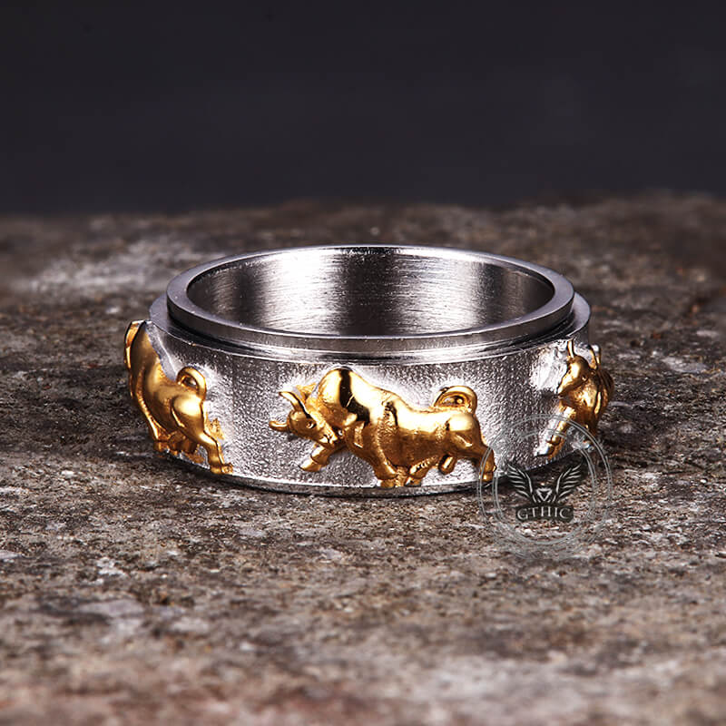 Bull Stainless Steel Spinner Ring