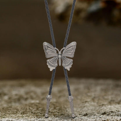 Butterfly Alloy Animal Bolo Tie