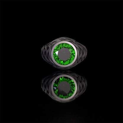Celtic Knot Gemstone Sterling Silver Ring