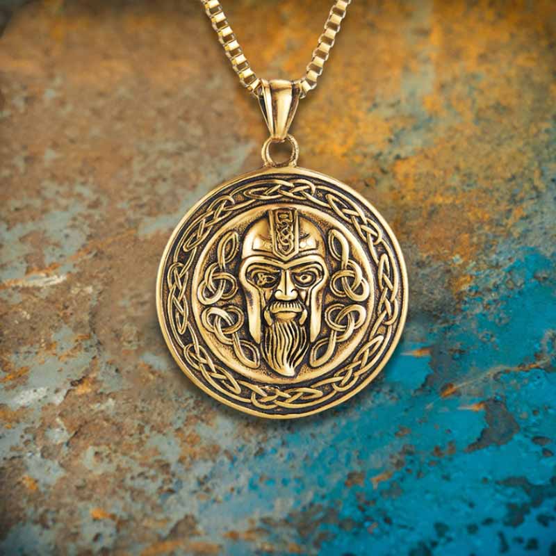 Celtic Knot Pirate Head Stainless Steel Pendant