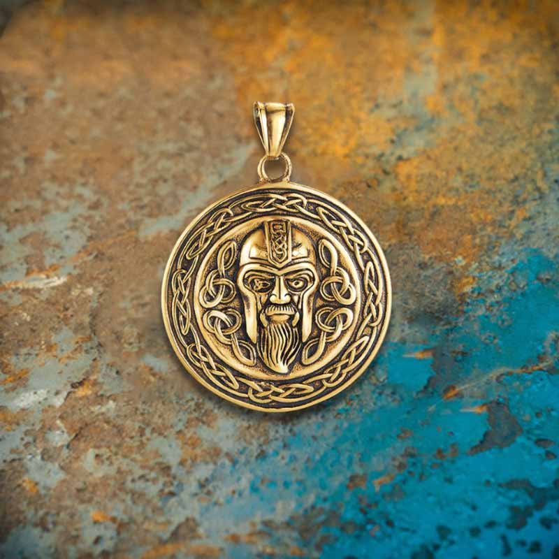 Celtic Knot Pirate Head Stainless Steel Pendant
