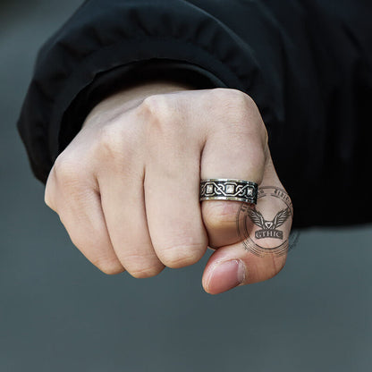Celtic Knot Stainless Steel Band Ring