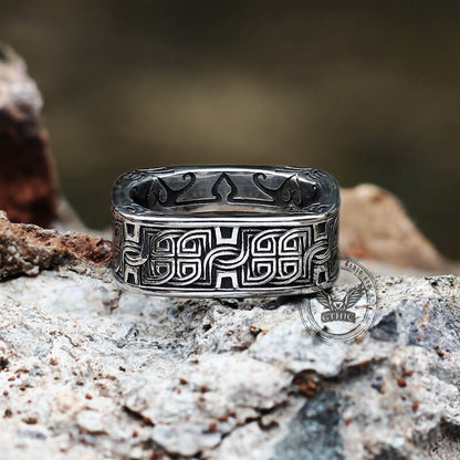 Celtic Knot Stainless Steel Ring