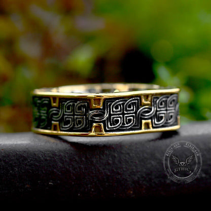 Celtic Knot Stainless Steel Ring