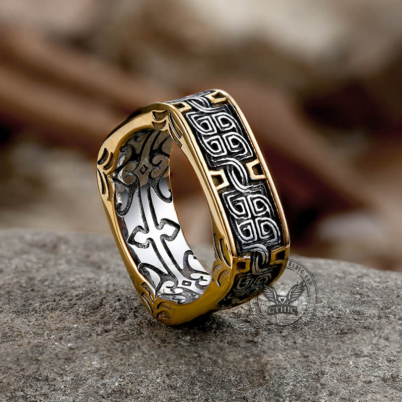 Celtic Knot Stainless Steel Ring