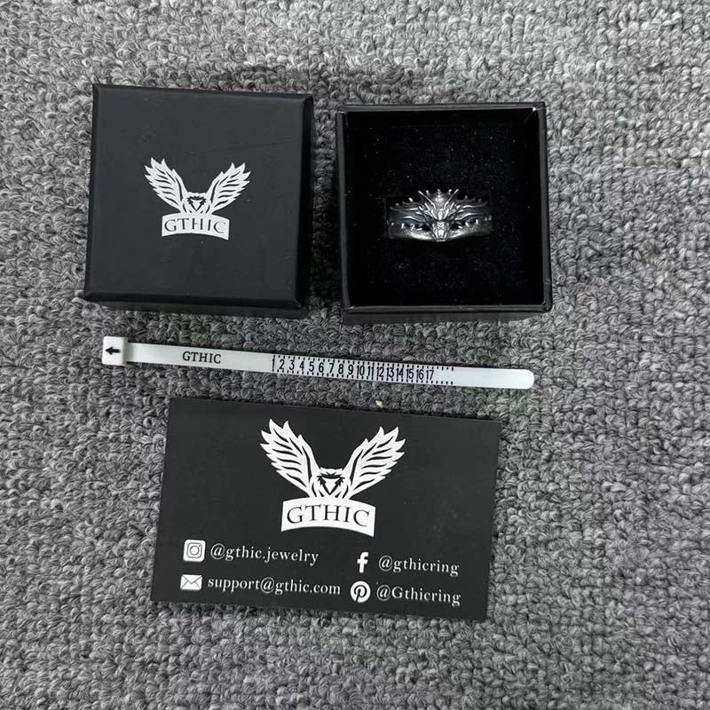 Domineering Dragon Head Sterling Silver Ring