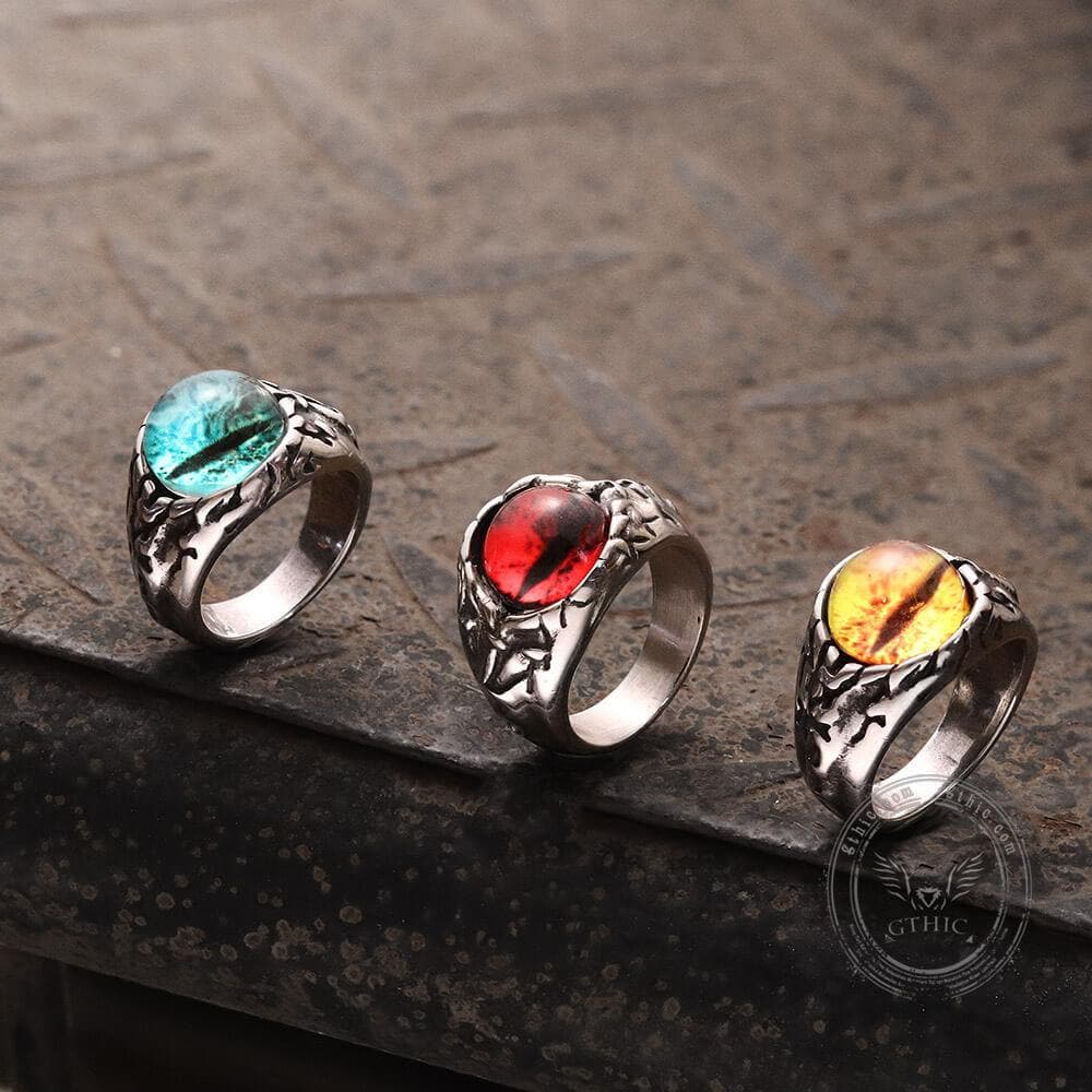 Dragon Eye Stainless Steel Ring