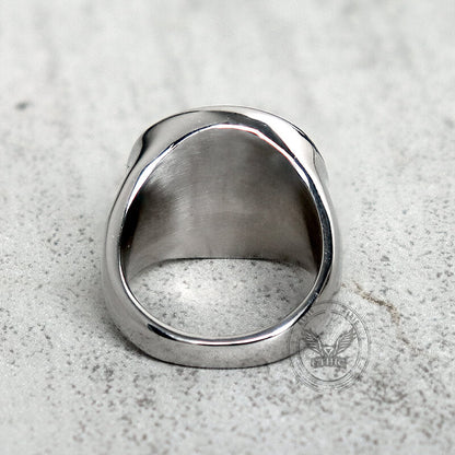 Dragon Head Pattern Stainless Steel Ring