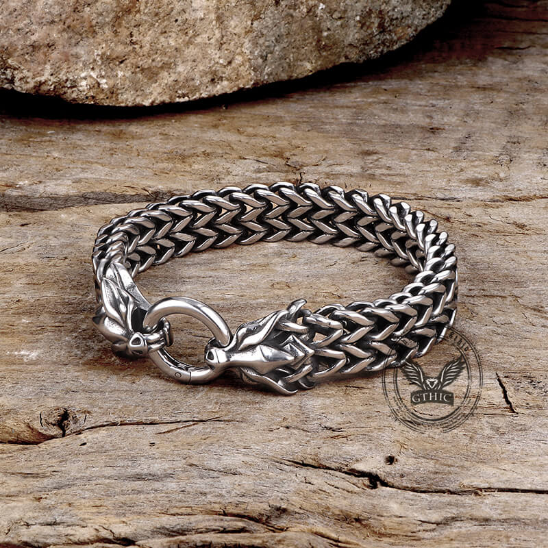 Dragon Head Stainless Steel Bracelet