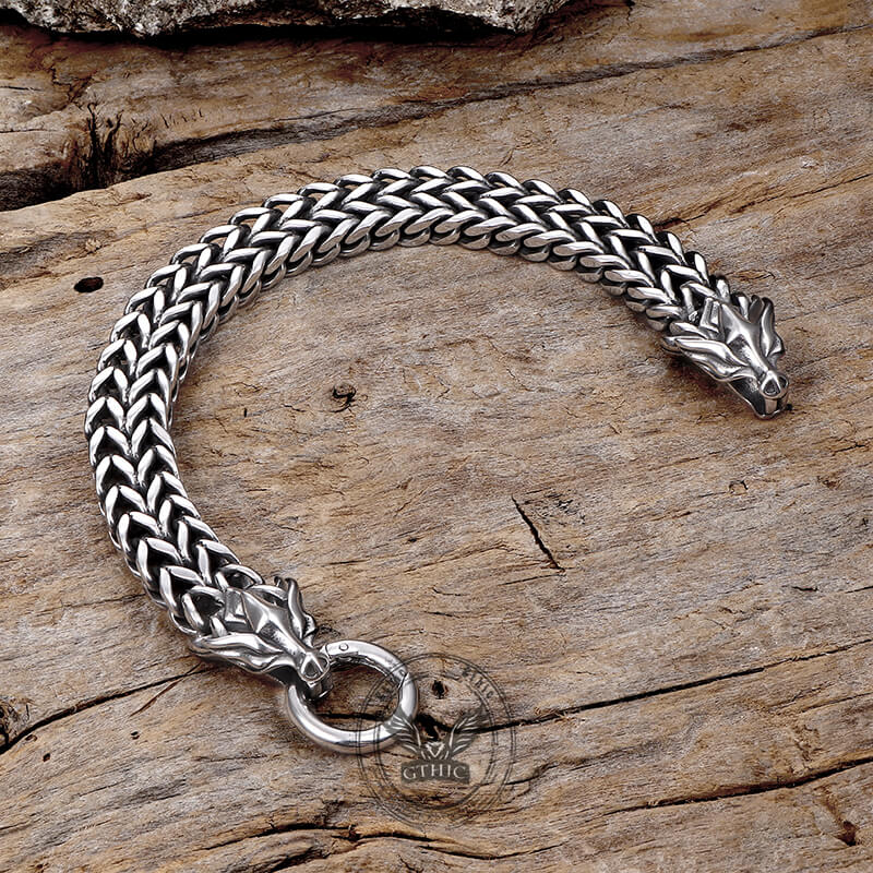 Dragon Head Stainless Steel Bracelet