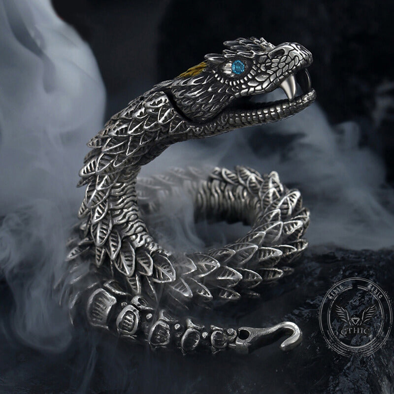 Dragon Ouroboros Copper Alloy Bracelet