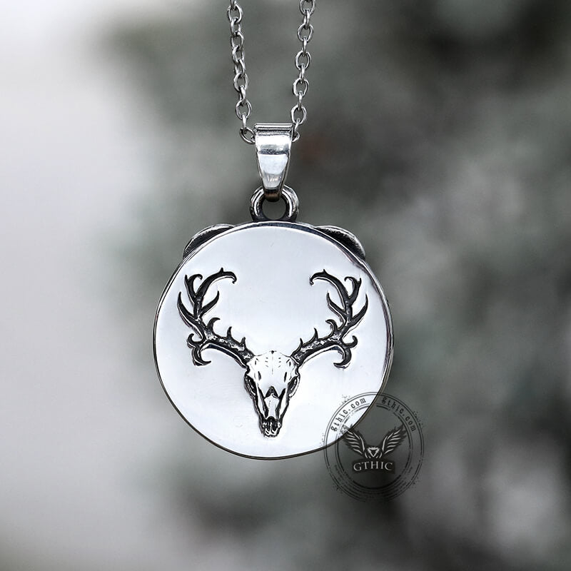 Elk Stainless Steel Pendant