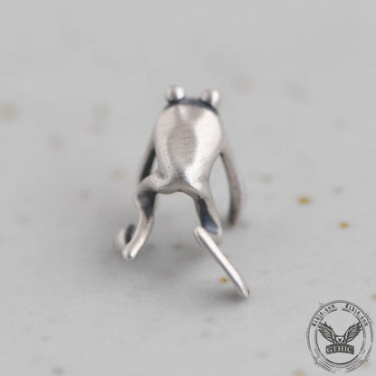 Frog Sterling Silver Ear Cuffs