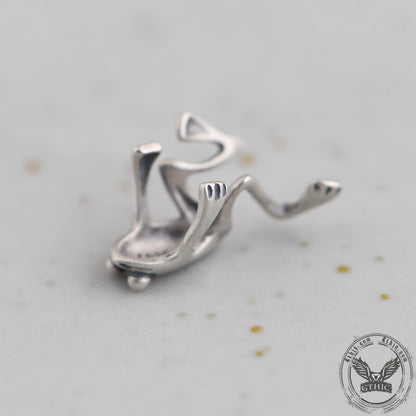 Frog Sterling Silver Ear Cuffs