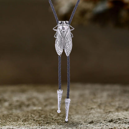 Gold Cicada Alloy Cowboy Bolo Tie
