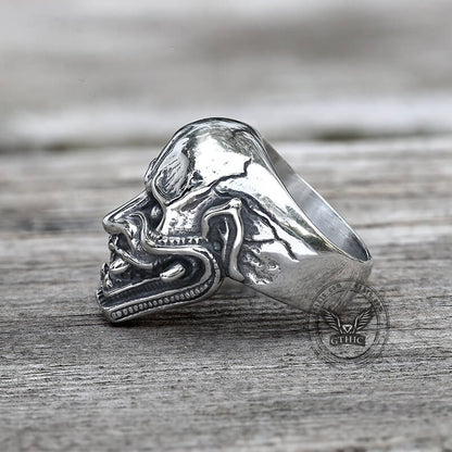 Hannya Oni Stainless Steel Ring