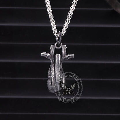 Heart Shape Stainless Steel Pendant