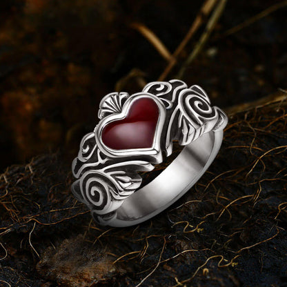 Heart Stainless Steel Ring