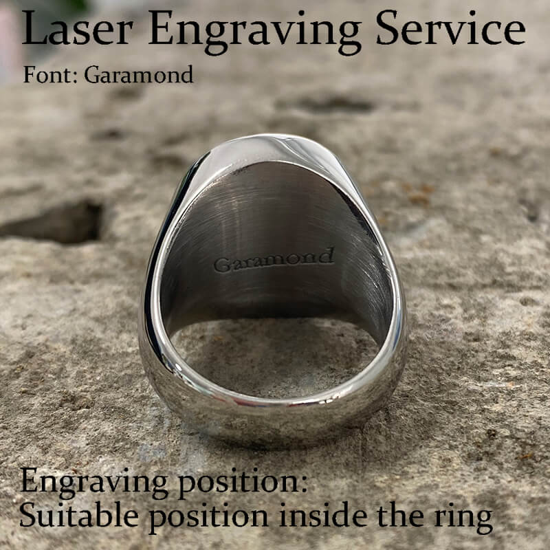 Hobo Skeleton Stainless Steel Ring