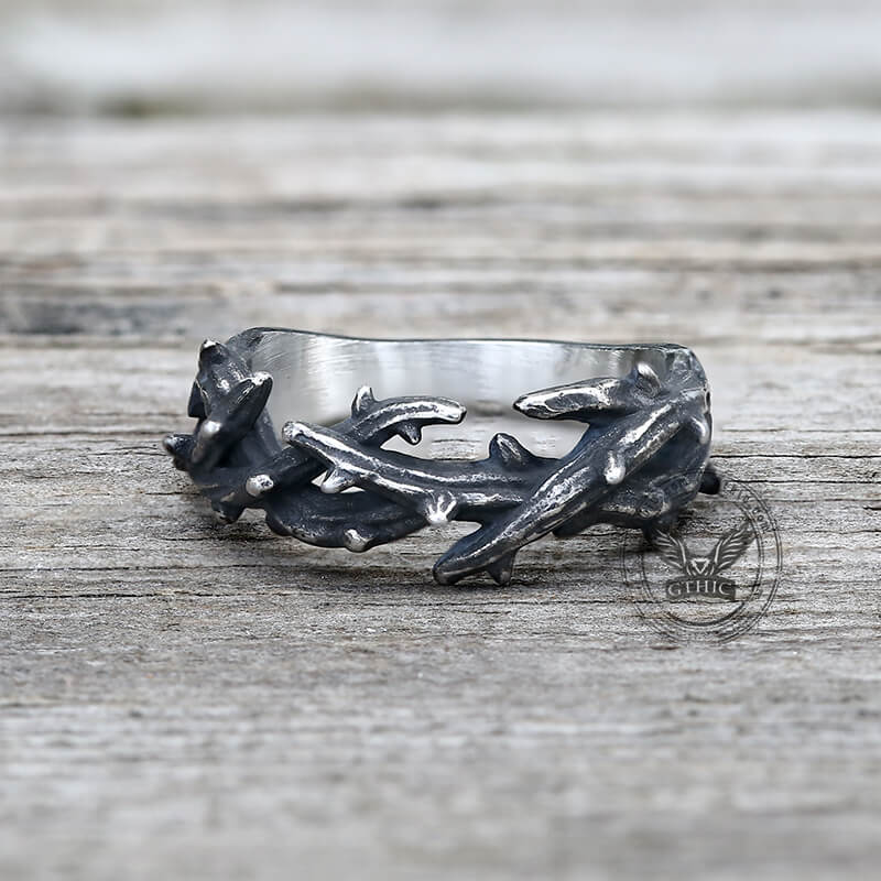 Jesus Crown of Thorns Stainless Steel Ring