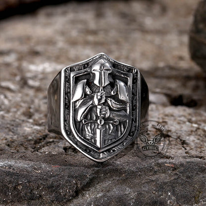 Knights Templar Crusade Stainless Steel Ring