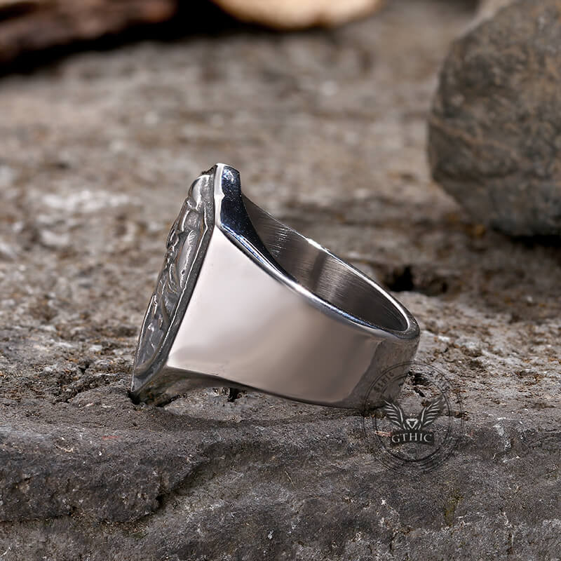 Knights Templar Crusade Stainless Steel Ring