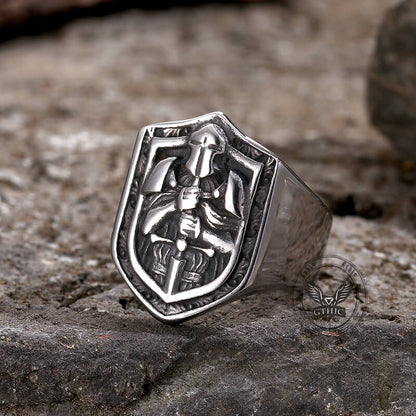 Knights Templar Crusade Stainless Steel Ring