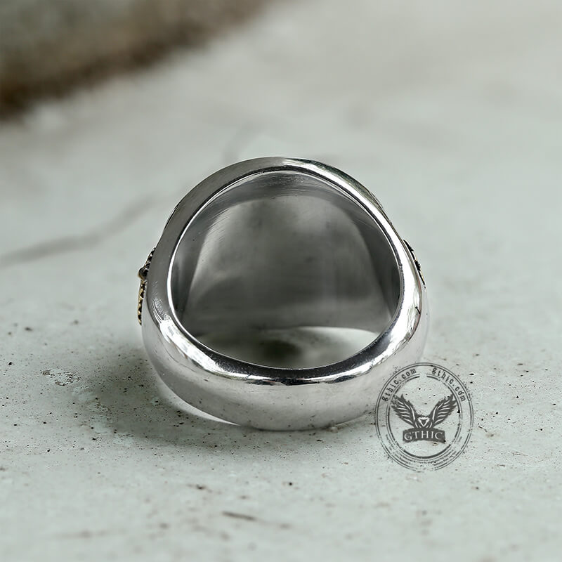 Masonic Symbol Stainless Steel Ring