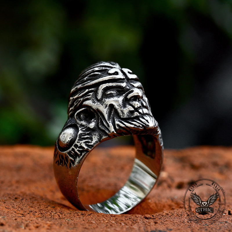 Monkey King Sun Wukong Stainless Steel Ring