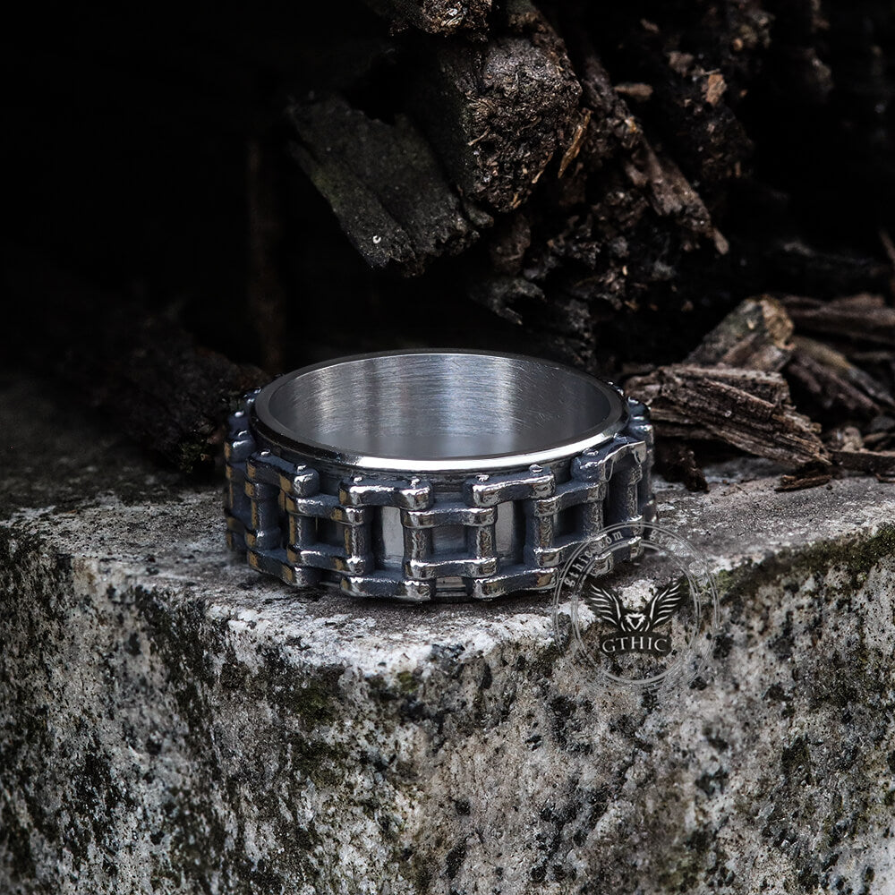 Motorcycle Chain Stainless Steel Spinner Ring