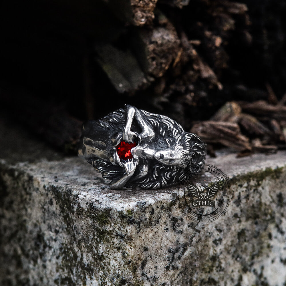 Open Your Heart Stainless Steel Ring