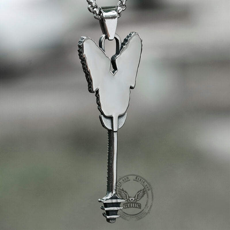 Rock Guitar Stainless Steel Pendant