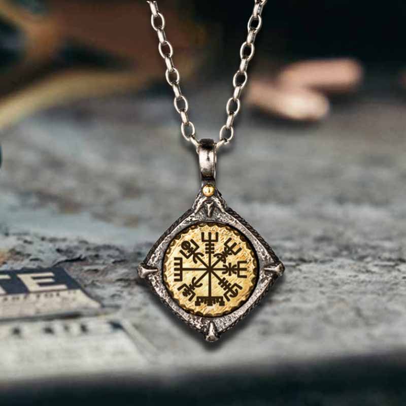 Rune Totem Sterling Silver Viking Pendant