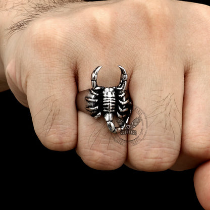Scorpion Stainless Steel Animal Ring