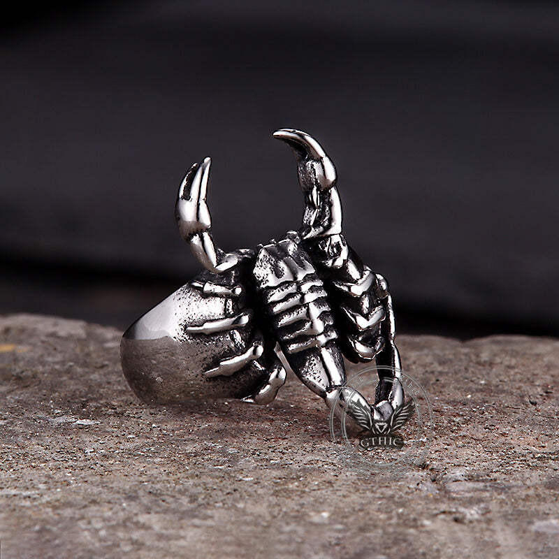 Scorpion Stainless Steel Animal Ring