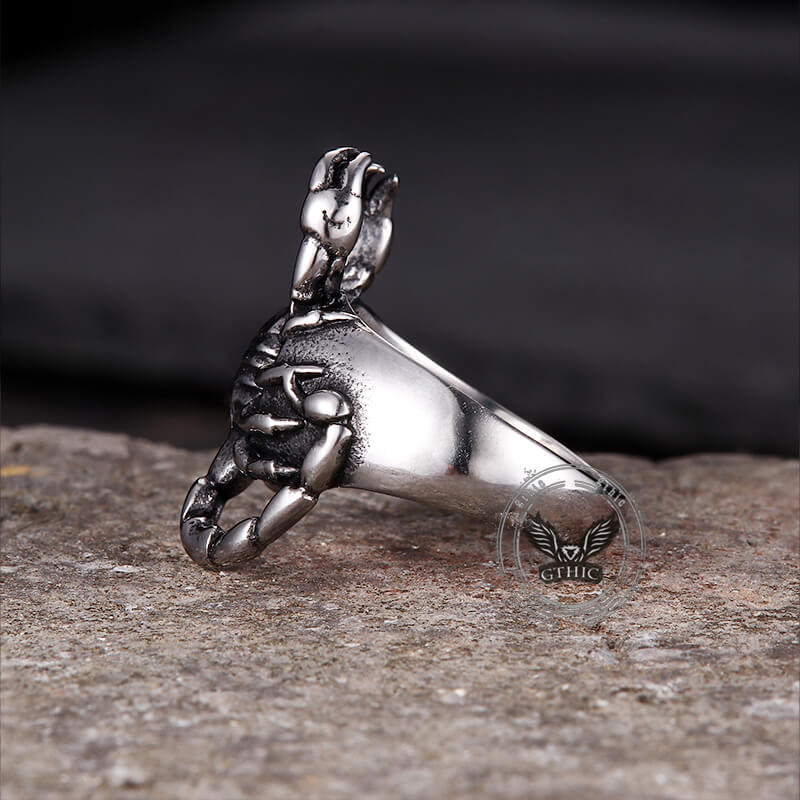 Scorpion Stainless Steel Animal Ring