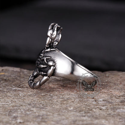 Scorpion Stainless Steel Animal Ring