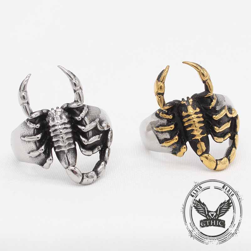 Scorpion Stainless Steel Animal Ring