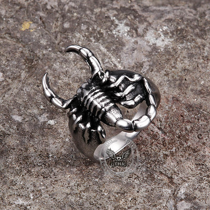Scorpion Stainless Steel Animal Ring